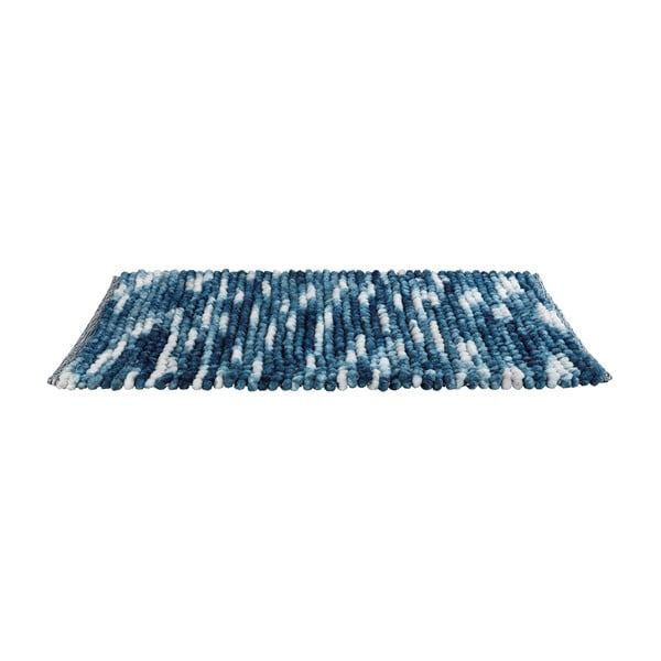 Zils vannasistabas paklājs Wenko Smooth Blue, 90 x 60 cm