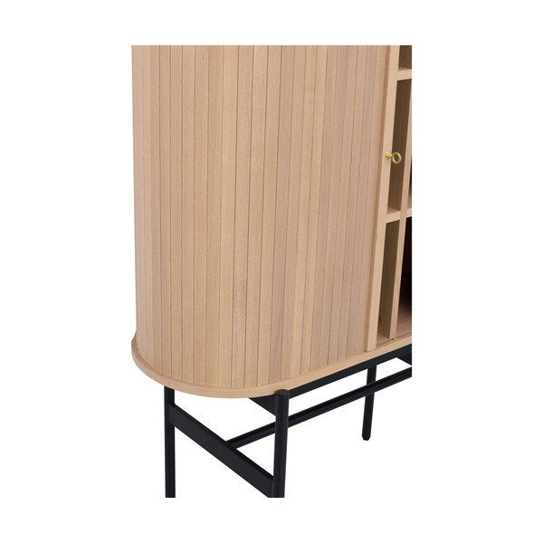 Dabīga toņa skapītis ar ozolkoka imitāciju 102x146 cm Haddington – Rowico-image-4