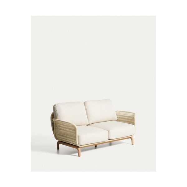Bēšs polsterēts dārza dīvāns Alipa – Kave Home-image-4