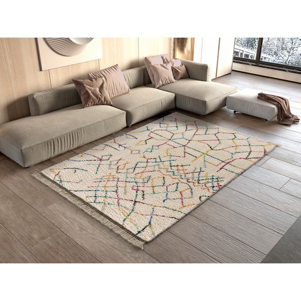 Krēmbalts paklājs Universal Yveline Multi, 80 x 150 cm-image-1