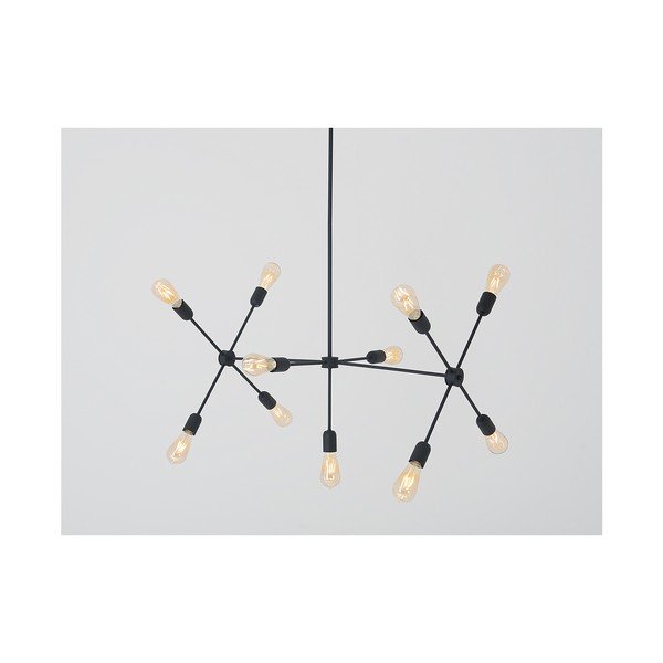 Melna piekaramā lampa Custom Form Triso Onze-image-1