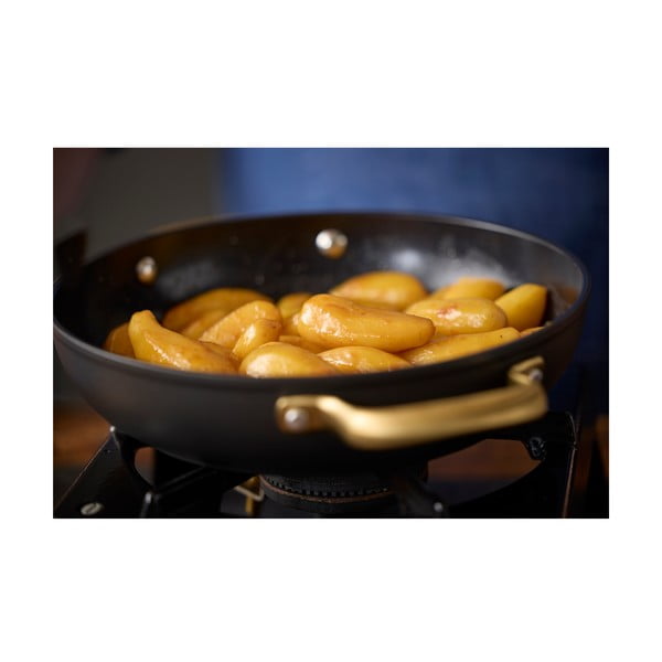 Alumīnija katls ar vāku un nelīpošo pārklājumu piemērots indukcijas plītij 2,6 l – Holm-image-1