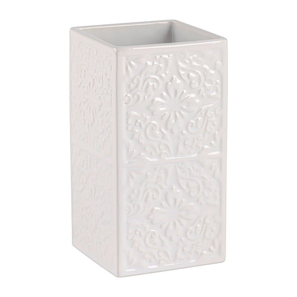 Balta keramikas krūzīte zobu birstei Wenko Cordoba-image-2