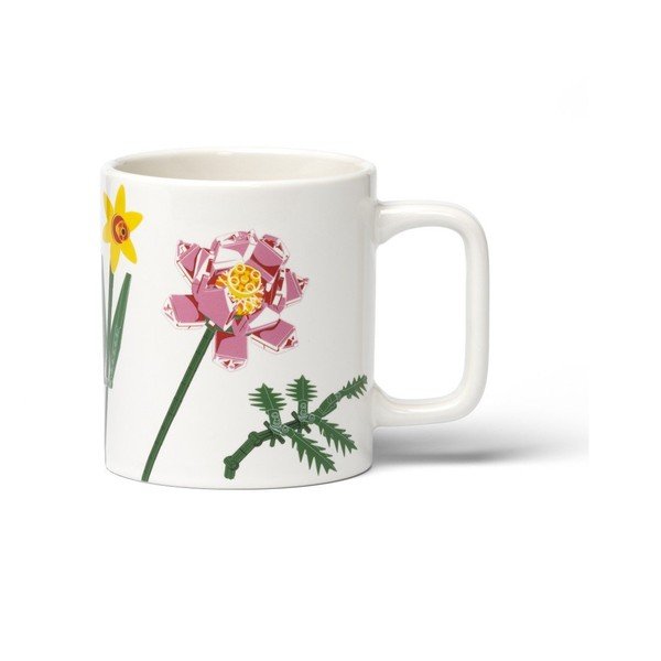 Balta keramikas bērnu krūze 300 ml Botanicals – LEGO®