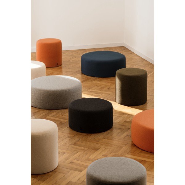 Terakotas oranžs vilnas pufs Folk – noo.ma-image-4