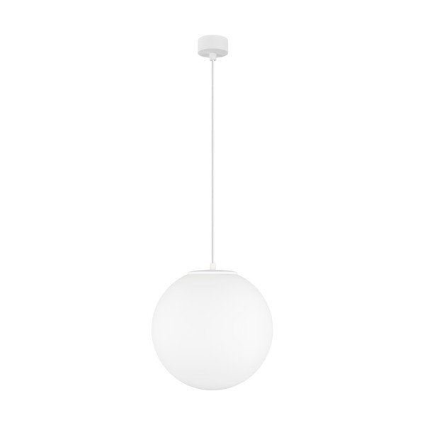 Matēti balta griestu lampa Sotto Luce Tsuki, ⌀ 30 cm