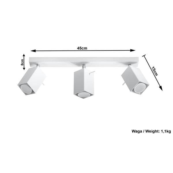 Balta griestu lampa Sollux Toscana-image-4