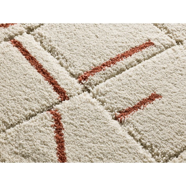 Ķieģeļu sarkans/krēmkrāsas paklājs 160x230 cm Brenda – Universal-image-2