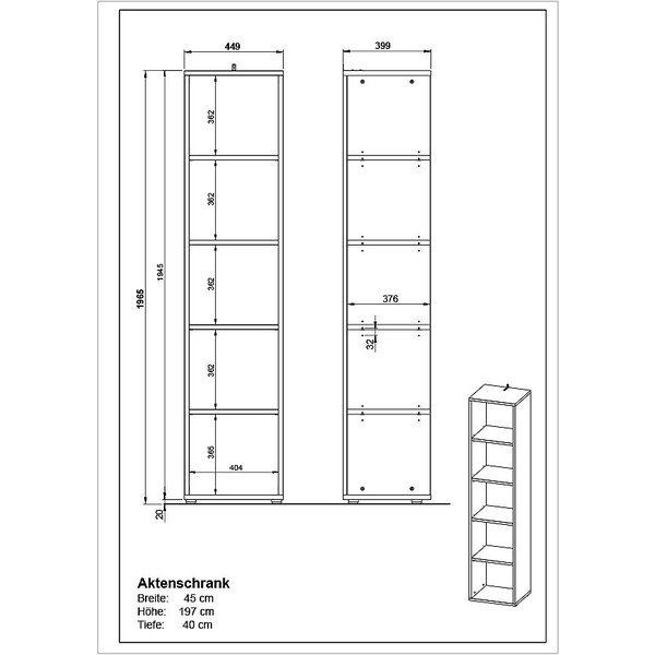 Krēmkrāsas matēts plaukts 45x197x40 cm Lissabon – Germania-image-3