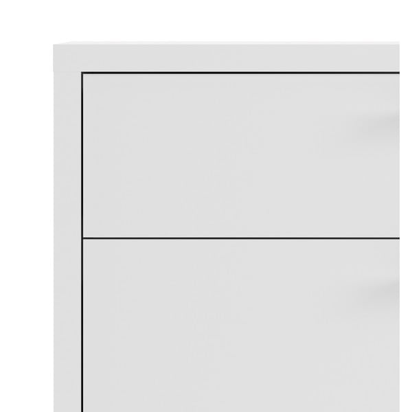 Balts modulārais grāmatu plaukts 89x113 cm Prima – Tvilum-image-4