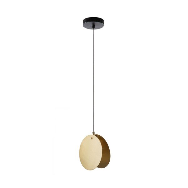 Zelta krāsas piekaramā lampa ar metāla abažūru Monica – Kave Home