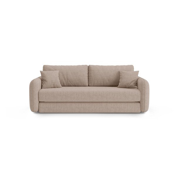 Bēšs salokāms dīvāns 225 cm – Micadoni 