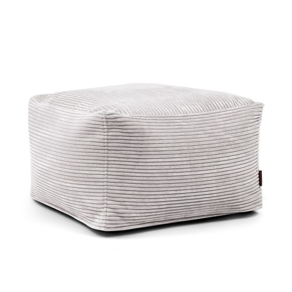 Gaiši pelēks velveta sēžammaiss Softbox MooG – SLOWDOWN