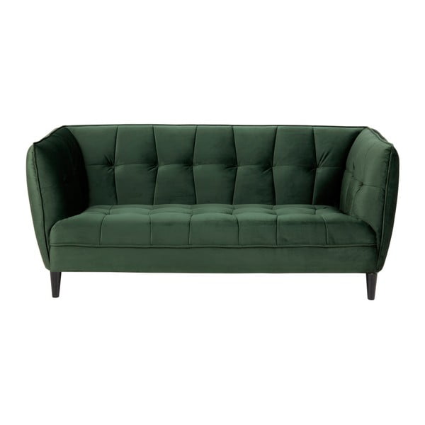 Tumši zaļš samta dīvāns Actona Jonna