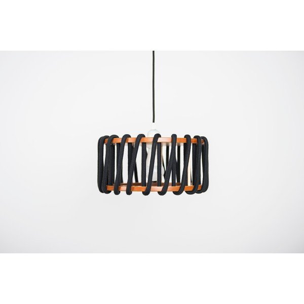 Melna griestu lampa EMKO Macaron, ø 30 cm-image-2