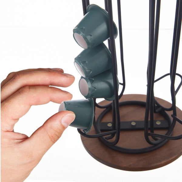 Melns kafijas kapsulu statīvs Radka – Orion-image-2