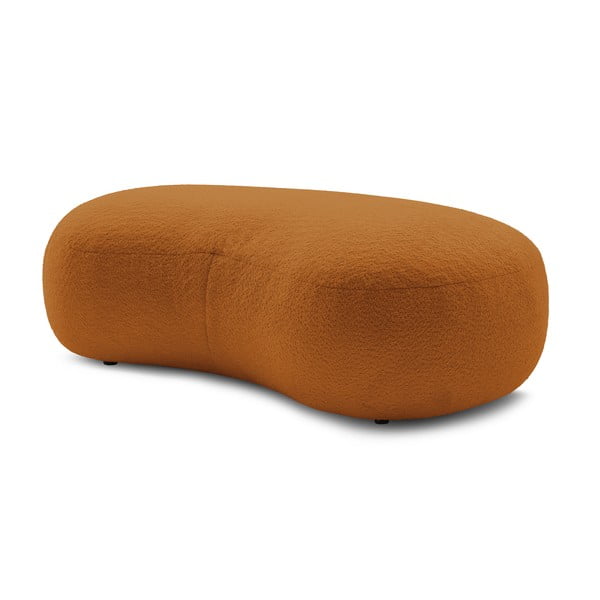 Sinepju dzeltens buklē auduma pufs Saint-Germain – Bobochic Paris-image-3