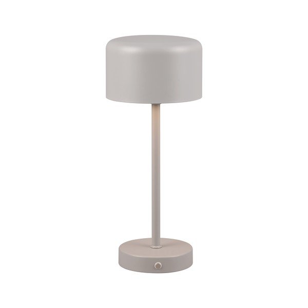 Gaiši pelēka LED galda lampa ar regulējamu spilgtumu (augstums 30 cm) Jeff – Reality-image-1