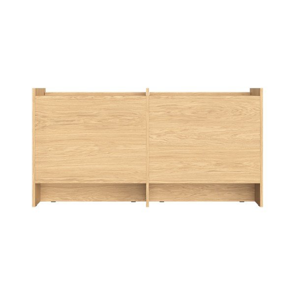 Dabīga toņa kumode ar ozolkoka imitāciju 146x76x51 cm Hido – noo.ma-image-4