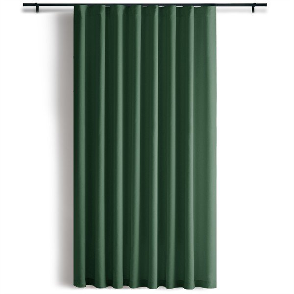 Tumši zaļš daļēji gaismu necaurlaidīgs aizkars Calisto – Filumi