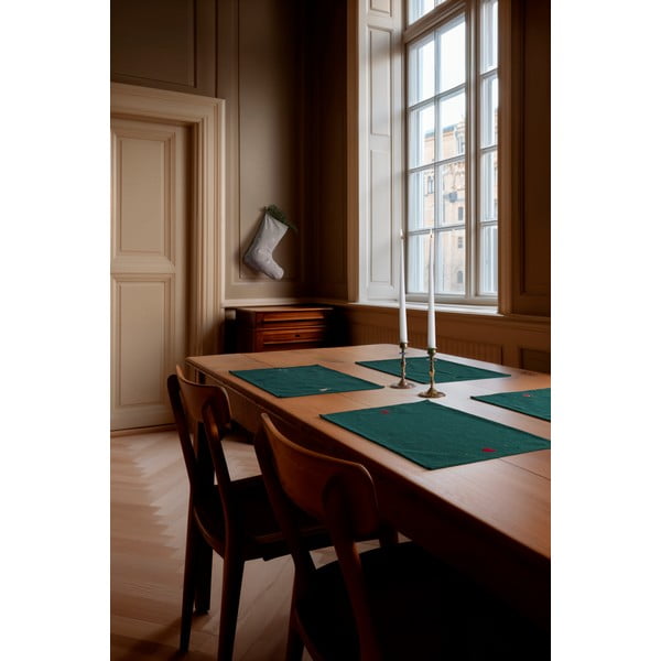 Galda paliktnis ar Ziemassvētku motīvu no kokvilnas maisījuma 30x43 cm Christmas Fable – JUNA-image-4