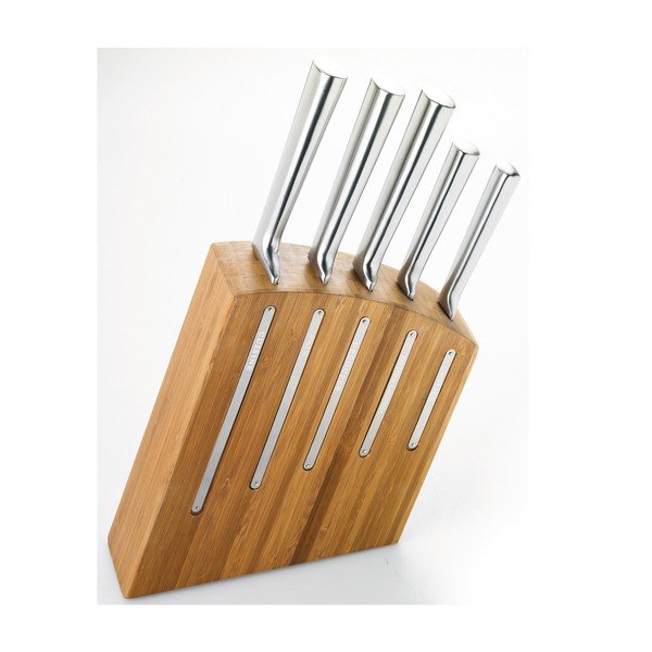 5 nažu komplekts ar bambusa statīvu Jean Dubost-image-1