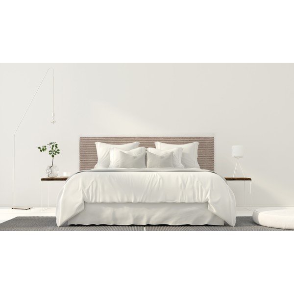 Bēšs polsterēts gultas galvgalis 165x52 cm Billie – Really Nice Things-image-1