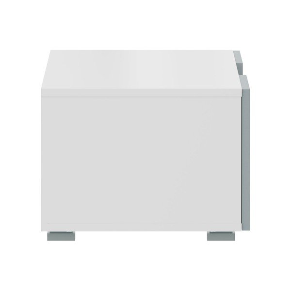Balts/pelēks TV galdiņš 140x31 cm Podium – TemaHome-image-4