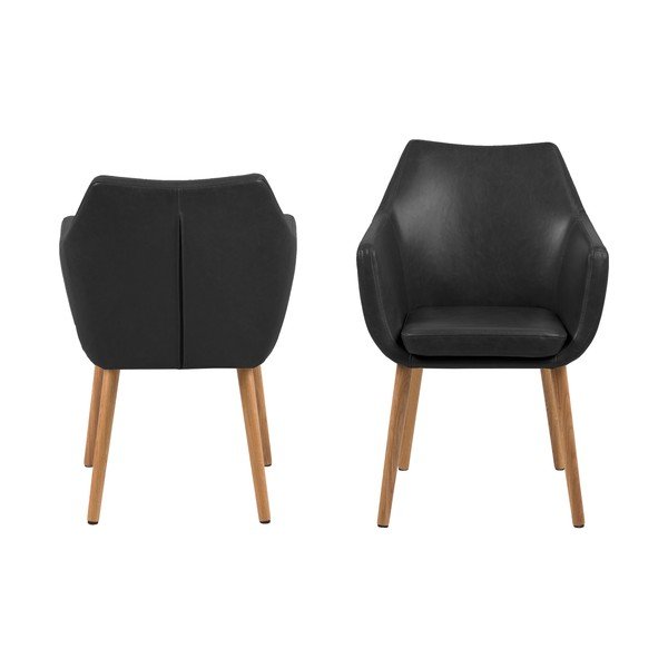 Melns krēsls Actona Nora-image-3