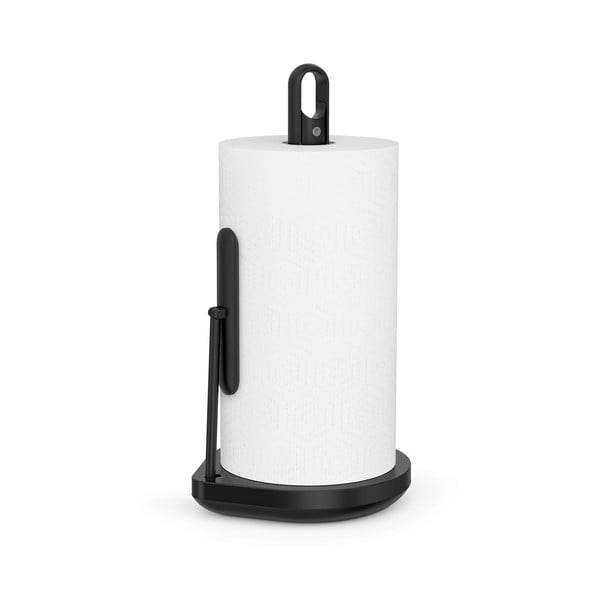 Matēti melns tērauda papīra dvieļu turētājs – simplehuman-image-3