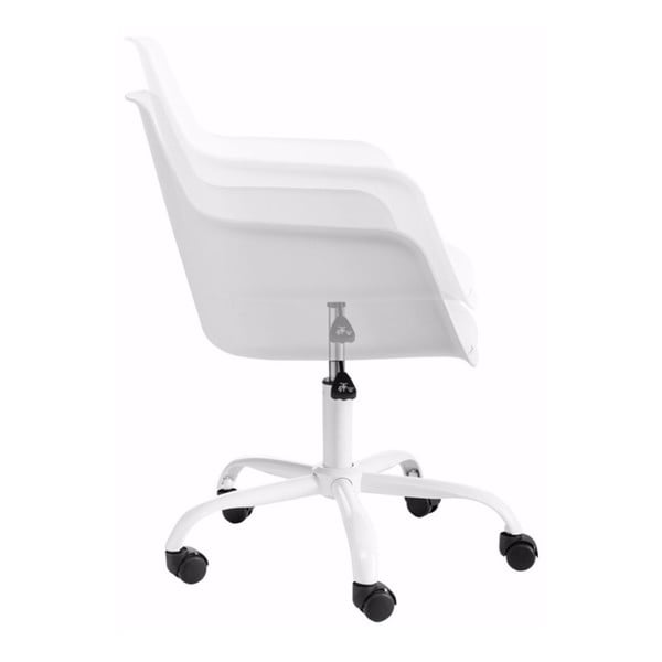 Balts regulējams biroja krēsls Støraa Leslie-image-1