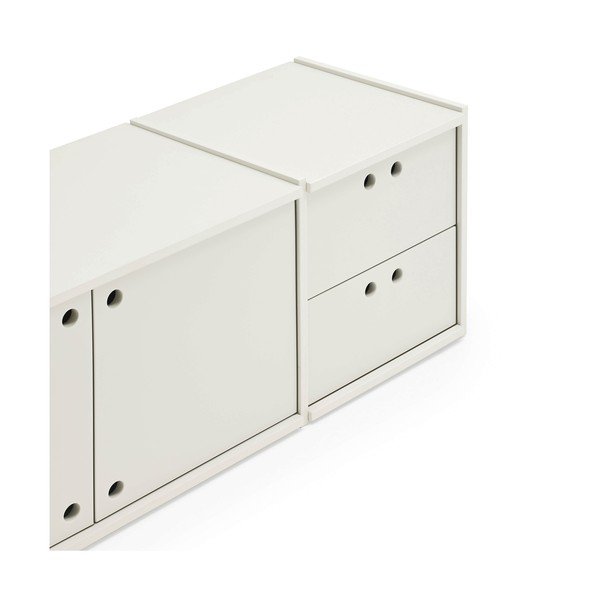 Krēmkrāsas TV galdiņš 157x42x40 cm Wally – Teulat-image-3