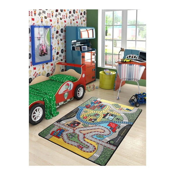 Bērnu paklājs Race, 100 x 150 cm