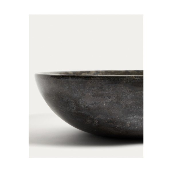 Pelēka akmens apaļa izlietne ø 40 cm Darnen – Kave Home-image-3