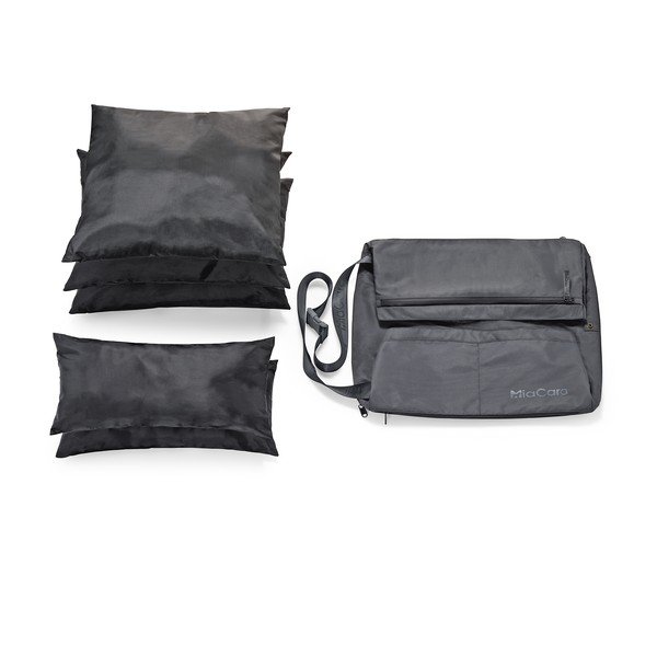 Tumši pelēka pārvadāšanas soma suņiem 50x50 cm Viaggio Asphalt – MiaCara-image-4