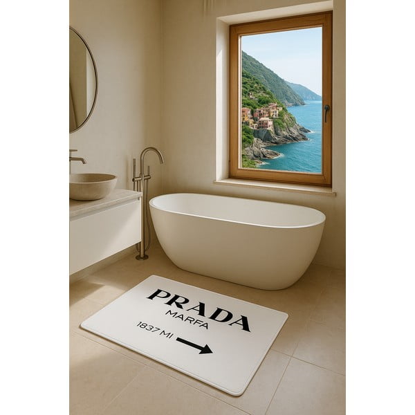 Balti samta vannas istabas paklājiņi (2 gab.) 60x100 cm Prada – Mila Home-image-1
