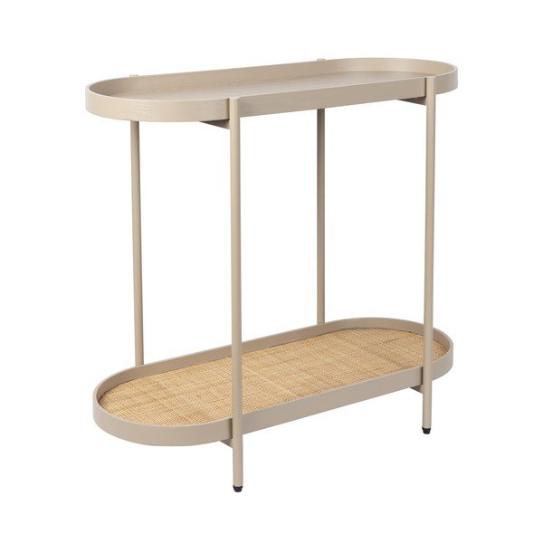 Bēšs konsoles galds 39x85 cm Amaya – White Label-image-3