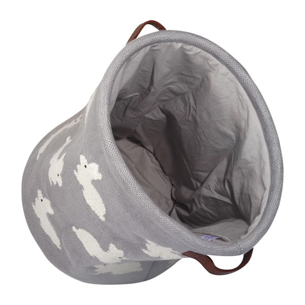 Pelēks kokvilnas grozs Kindsgut Bunny-image-2