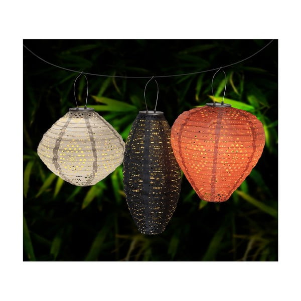 Rozā āra LED laterna ar saules baterijām (augstums 30 cm) Greatham – House Nordic-image-3