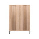 Dabīga toņa skapītis ar ozolkoka imitāciju 80x110 cm Celine – Støraa