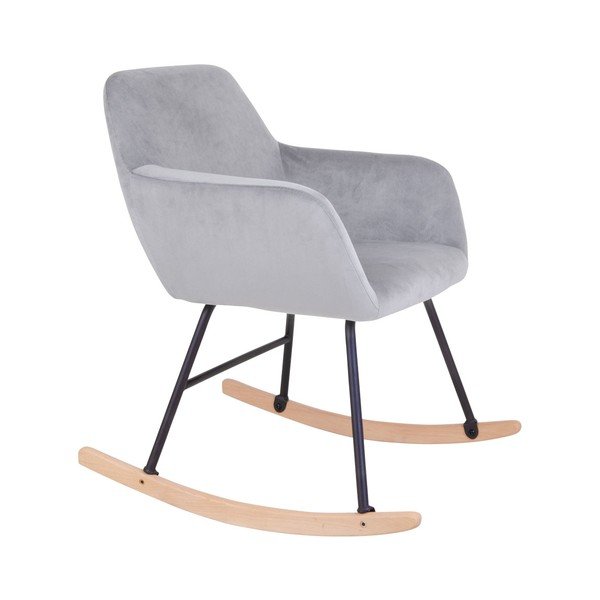 Gaiši pelēks šūpuļkrēsls House Nordic York-image-3