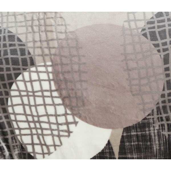 Pelēka vienguļamā mikroplīša gultas veļa 140x200 cm Pompas – My House-image-2