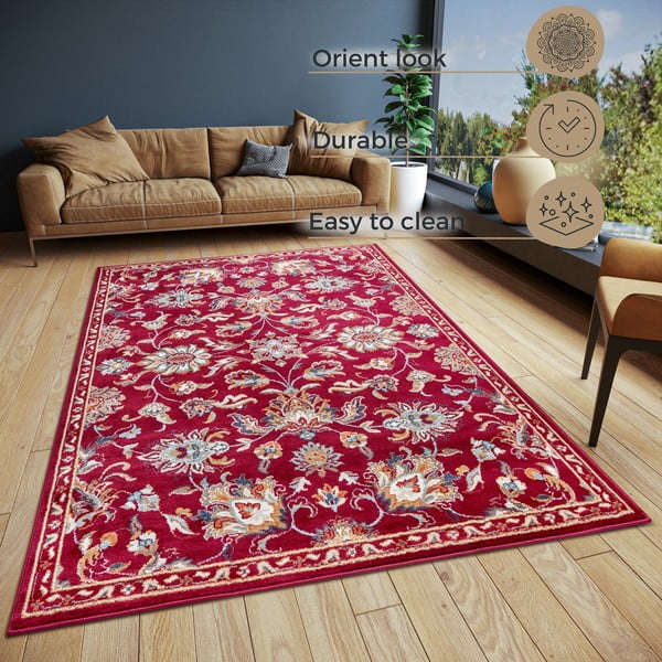 Sarkans paklājs 200x280 cm Orient Caracci – Hanse Home-image-4