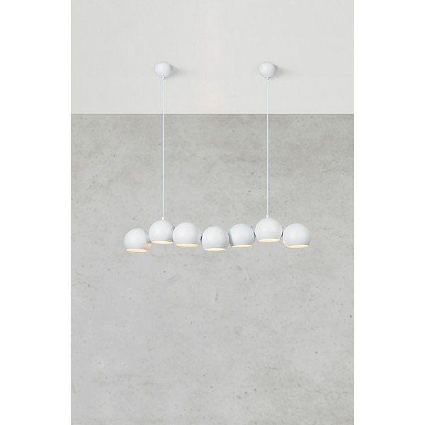 Balta piekaramā lampa ar metāla abažūru Cupolo – Markslöjd-image-4