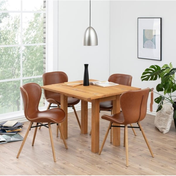 Brūni/dabīga toņa pusdienu krēsli (2 gab.) Batilda – Actona-image-1