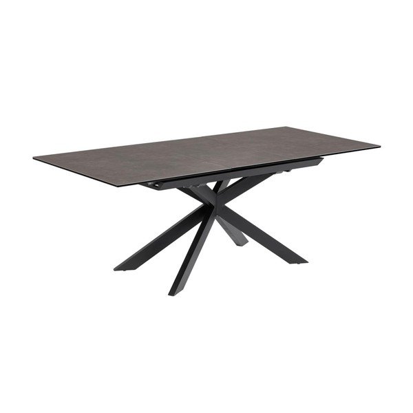 Izvelkams ēdamgalds ar papildu galda virsmu ar keramikas virsmu 90x160 cm Atminda – Kave Home