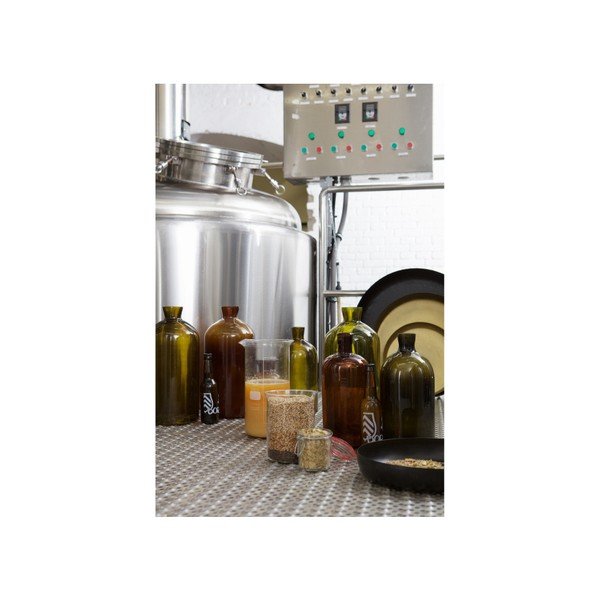 Tumši oranža stikla vāze BePureHome Chemistry, augstums 40 cm-image-2