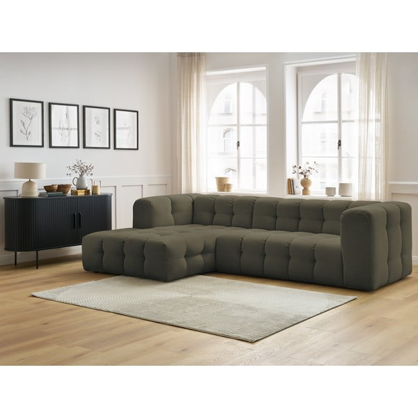 Zaļš stūra dīvāns Cloud – Bobochic Paris-image-1