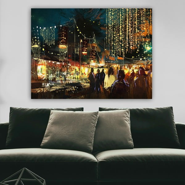 Glezna 100x70 cm City Street – Wallity-image-1