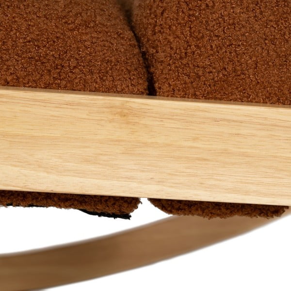 Brūns šūpojošs atpūtas krēsls – Ixia-image-1